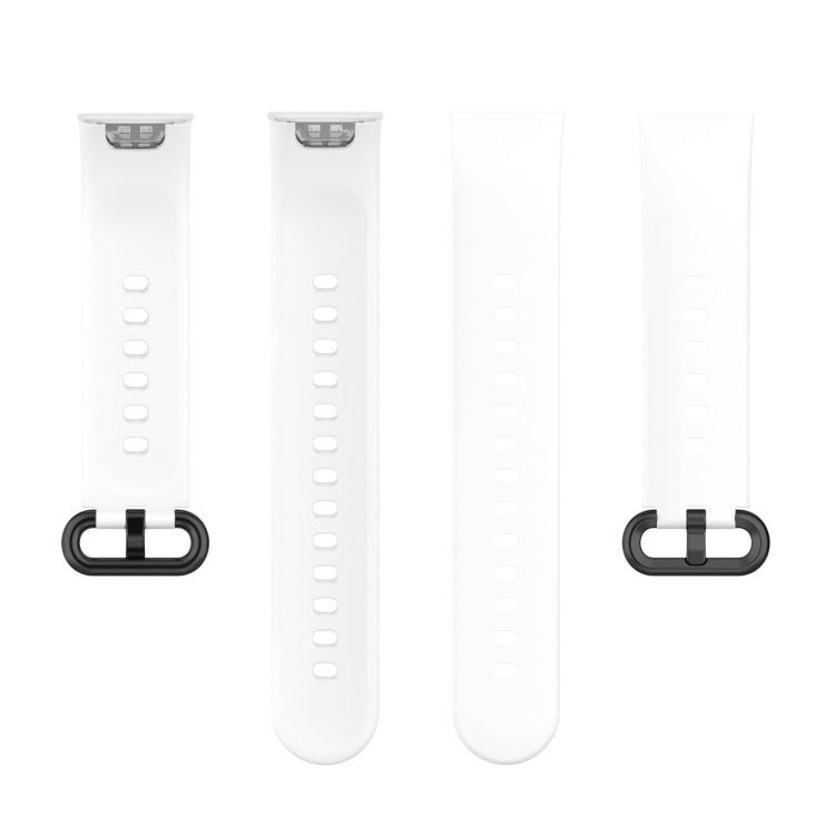 For Redmi Horloge 2 Solid Color Black Steel Buckle Silicone Watch Band
