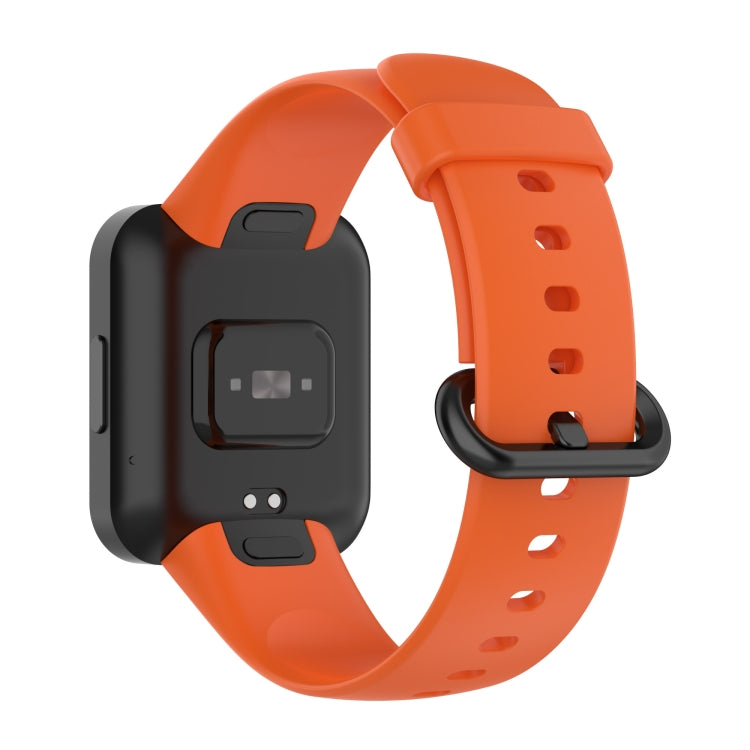 For Redmi Horloge 2 Solid Color Black Steel Buckle Silicone Watch Band