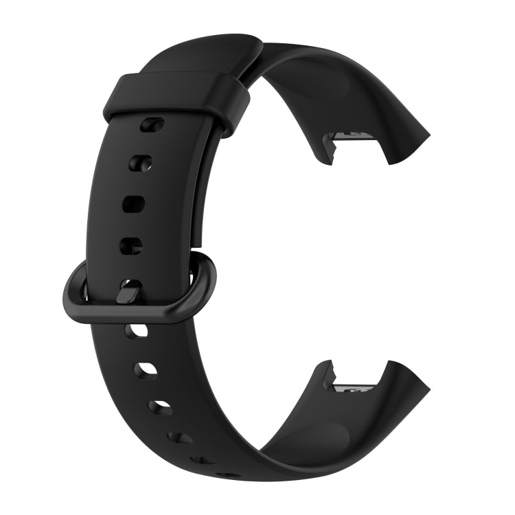 For Redmi Horloge 2 Solid Color Black Steel Buckle Silicone Watch Band