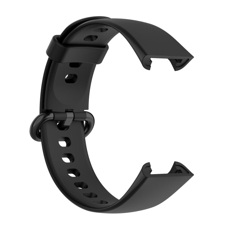 For Redmi Horloge 2 Solid Color Black Steel Buckle Silicone Watch Band