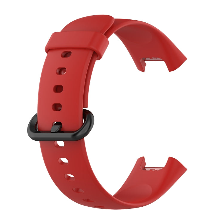 For Redmi Horloge 2 Solid Color Black Steel Buckle Silicone Watch Band
