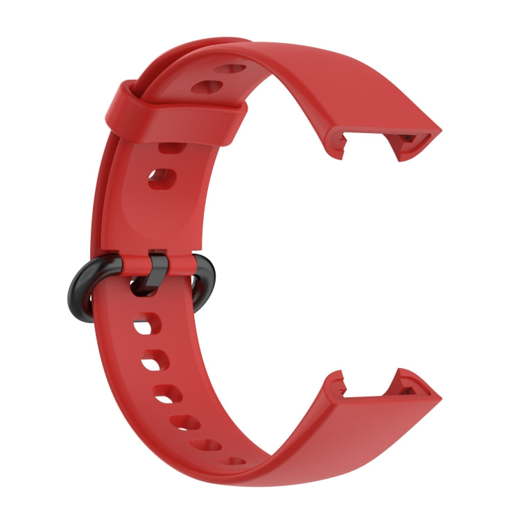 For Redmi Horloge 2 Solid Color Black Steel Buckle Silicone Watch Band
