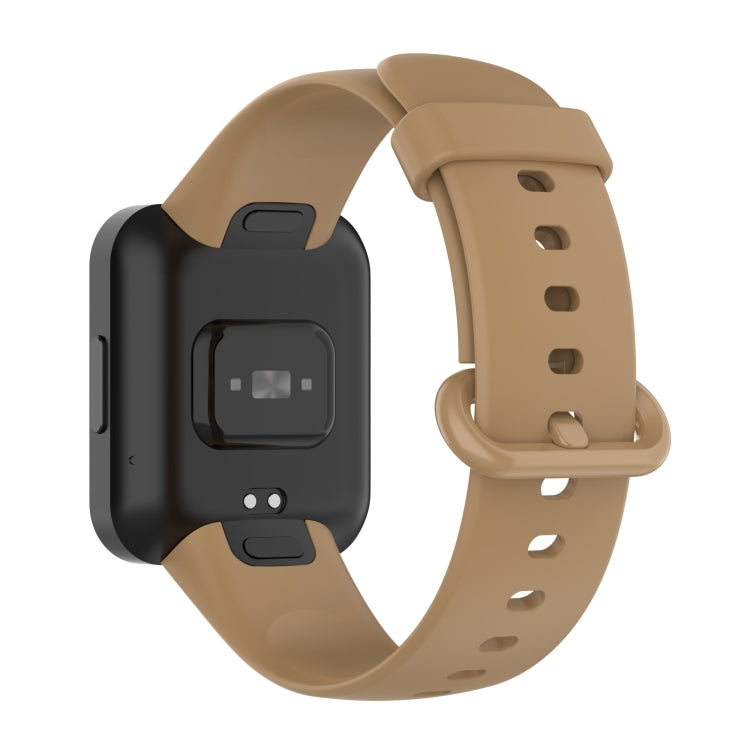 For Redmi Horloge 2 Solid Color Black Steel Buckle Silicone Watch Band
