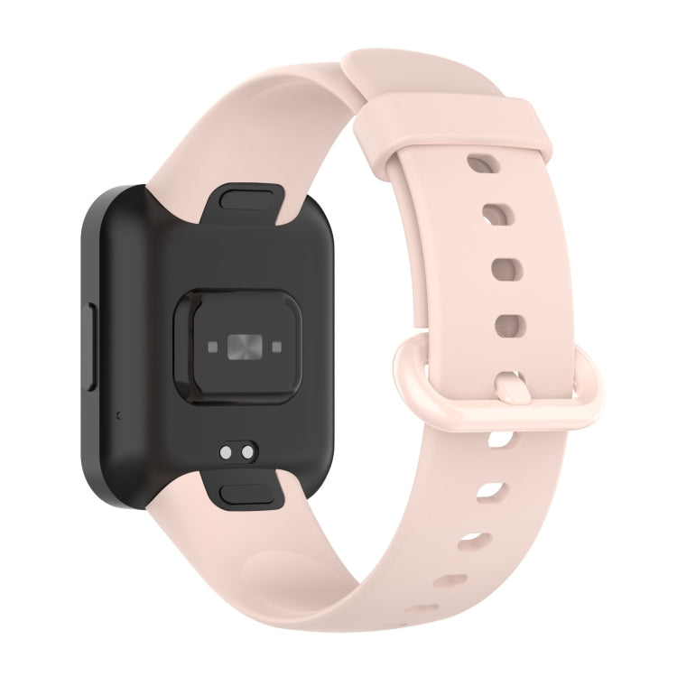 For Redmi Horloge 2 Solid Color Black Steel Buckle Silicone Watch Band