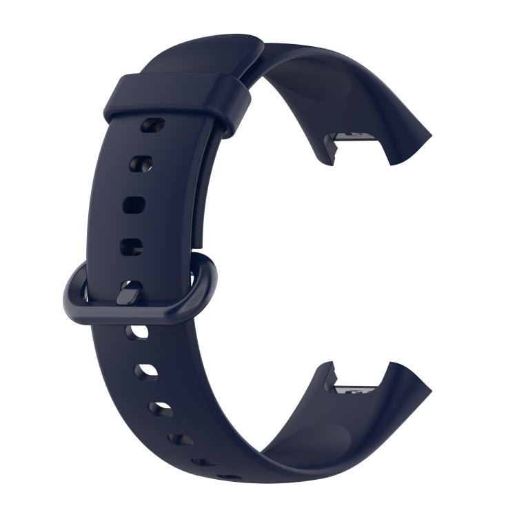 For Redmi Horloge 2 Solid Color Black Steel Buckle Silicone Watch Band