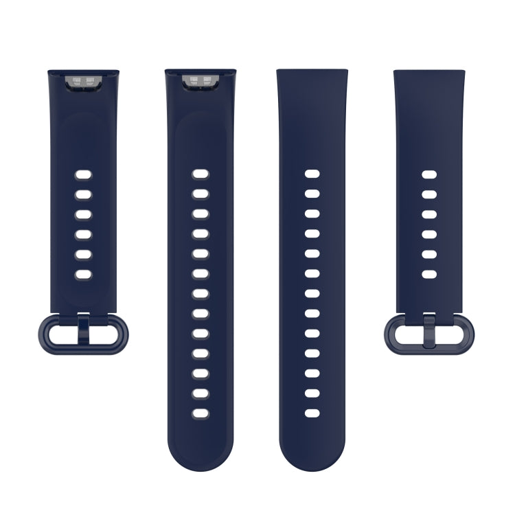 For Redmi Horloge 2 Solid Color Black Steel Buckle Silicone Watch Band
