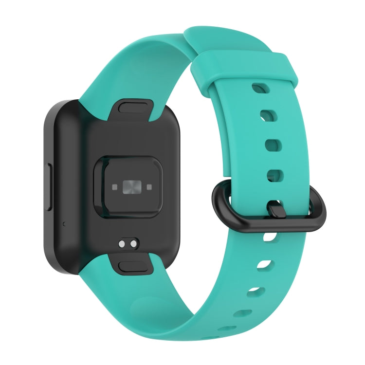 For Redmi Horloge 2 Solid Color Black Steel Buckle Silicone Watch Band