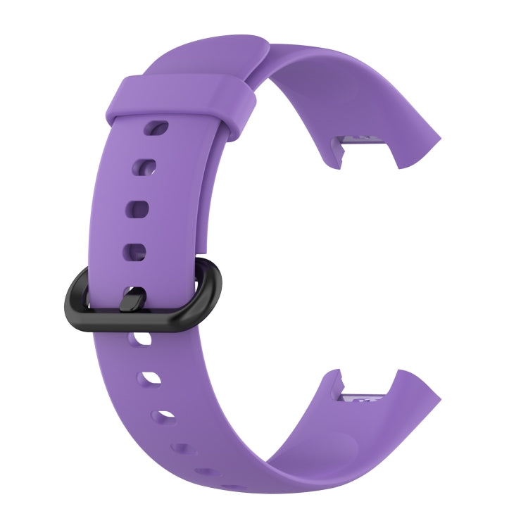 For Redmi Horloge 2 Solid Color Black Steel Buckle Silicone Watch Band