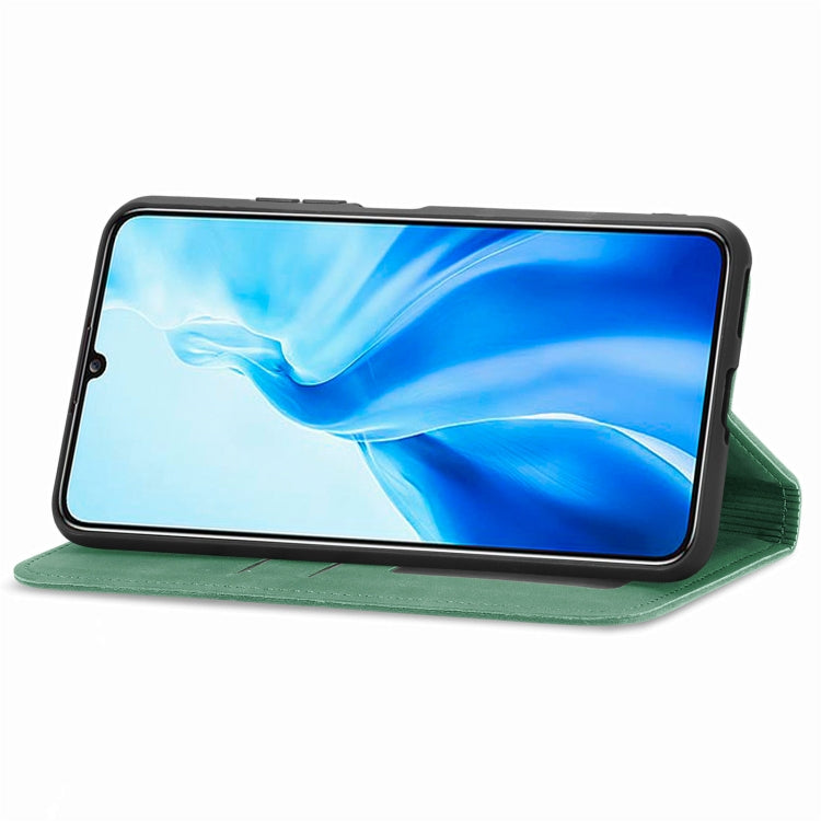 For Oukitel C51 Retro Skin Feel Magnetic Flip Leather Phone Case