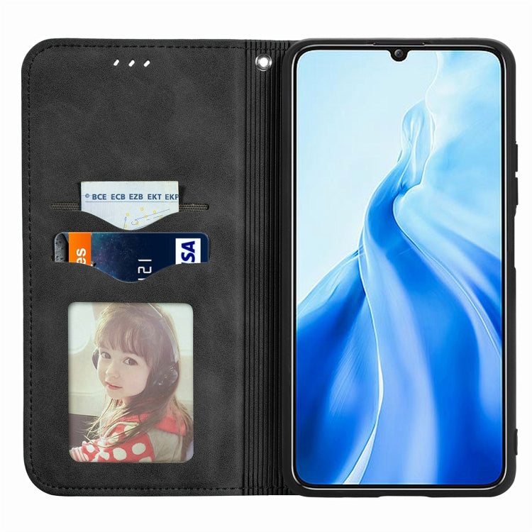 For Oukitel C51 Retro Skin Feel Magnetic Flip Leather Phone Case