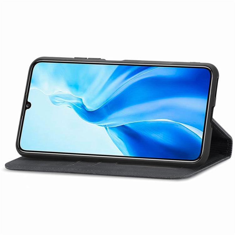 For Oukitel C51 Retro Skin Feel Magnetic Flip Leather Phone Case