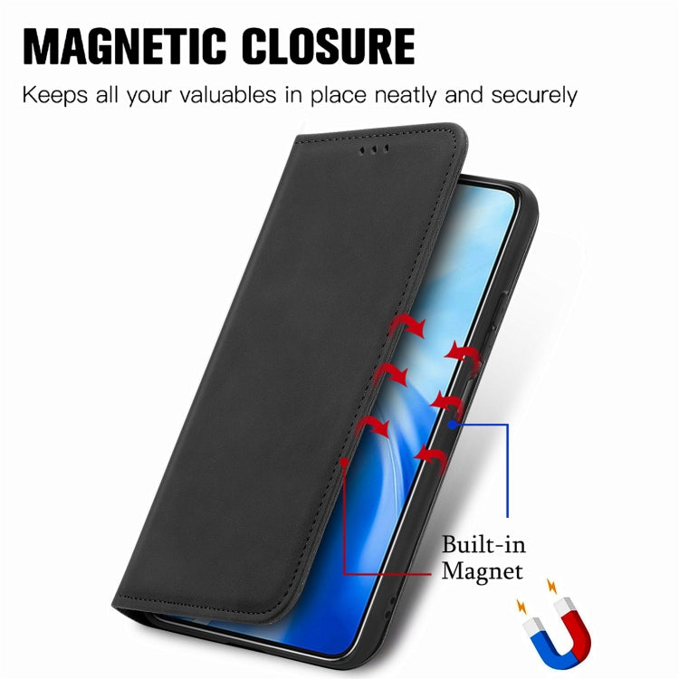 For Oukitel C51 Retro Skin Feel Magnetic Flip Leather Phone Case