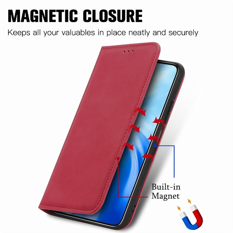 For Oukitel C51 Retro Skin Feel Magnetic Flip Leather Phone Case