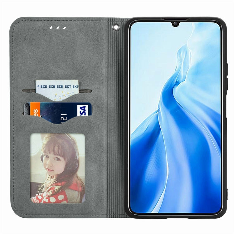 For Oukitel C51 Retro Skin Feel Magnetic Flip Leather Phone Case