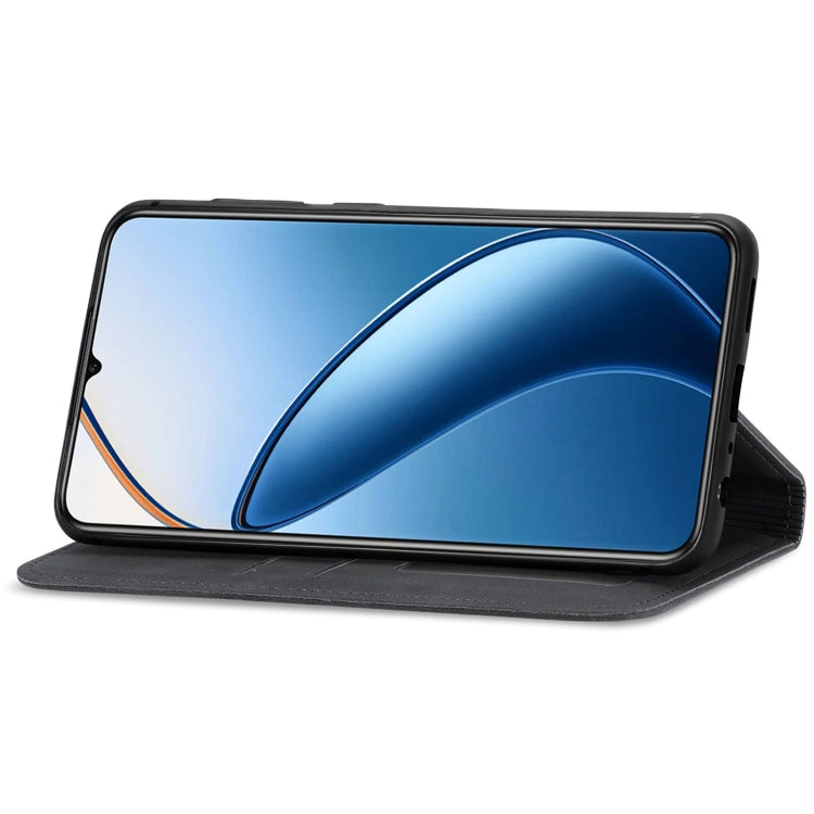 For Oukitel C53 Retro Skin Feel Magnetic Flip Leather Phone Case