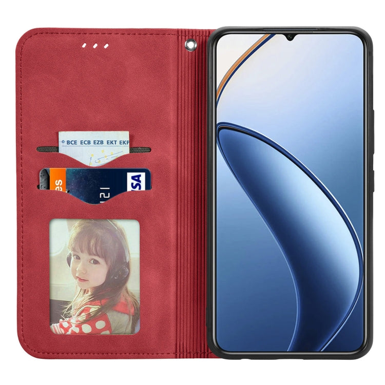 For Oukitel C53 Retro Skin Feel Magnetic Flip Leather Phone Case