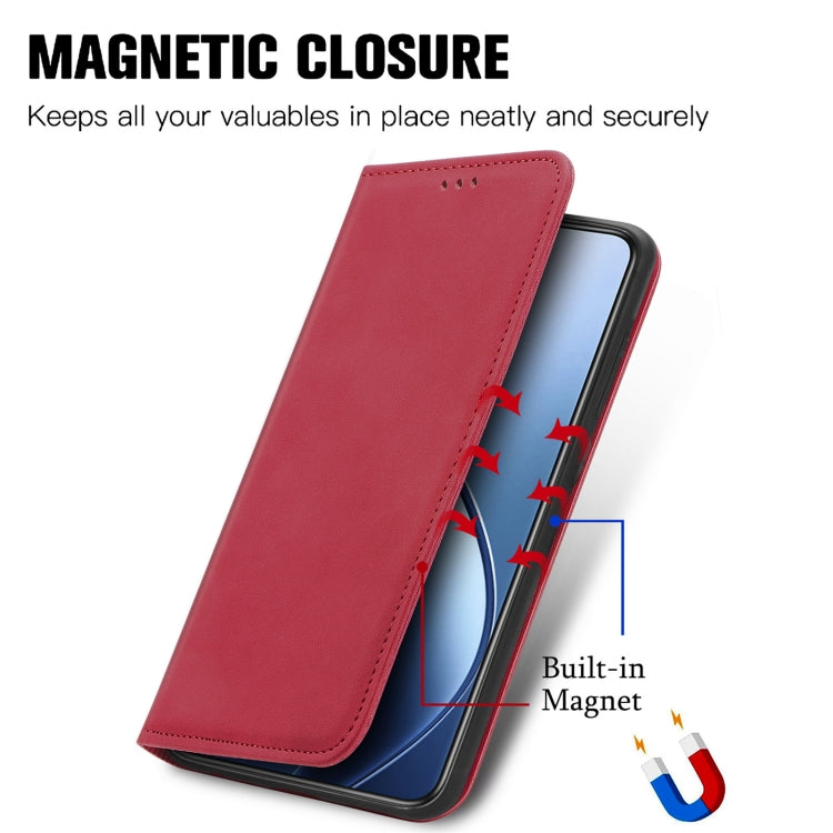 For Oukitel C53 Retro Skin Feel Magnetic Flip Leather Phone Case