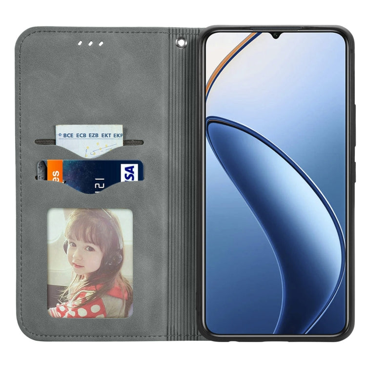 For Oukitel C53 Retro Skin Feel Magnetic Flip Leather Phone Case