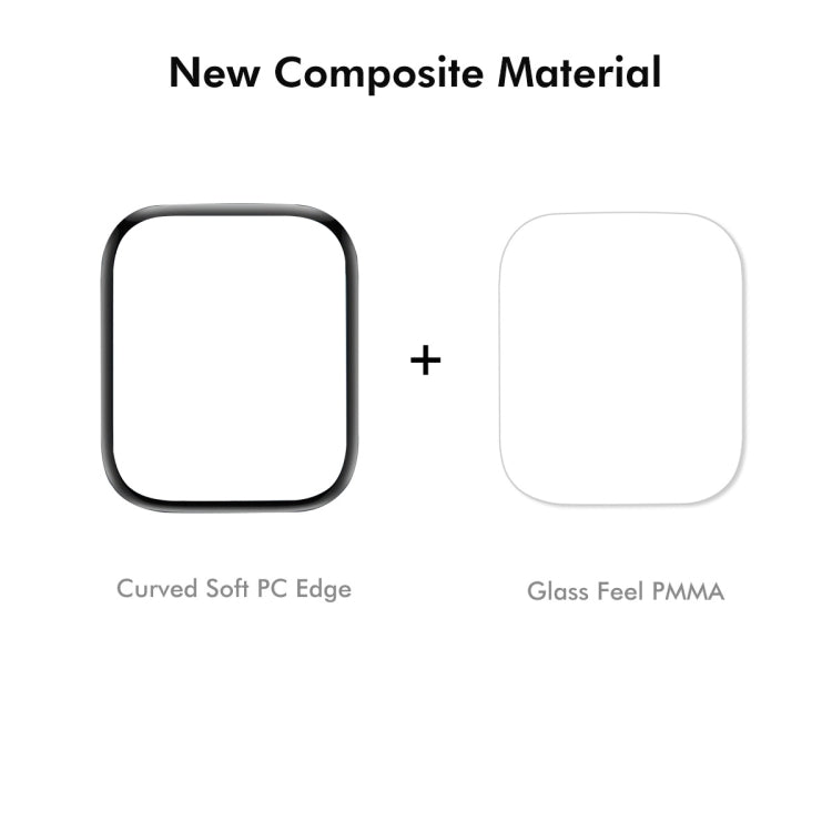 For Apple Watch Series 11 / 10 42mm ENKAY 3D Full Coverage Soft PC Edge PMMA HD Screen Film