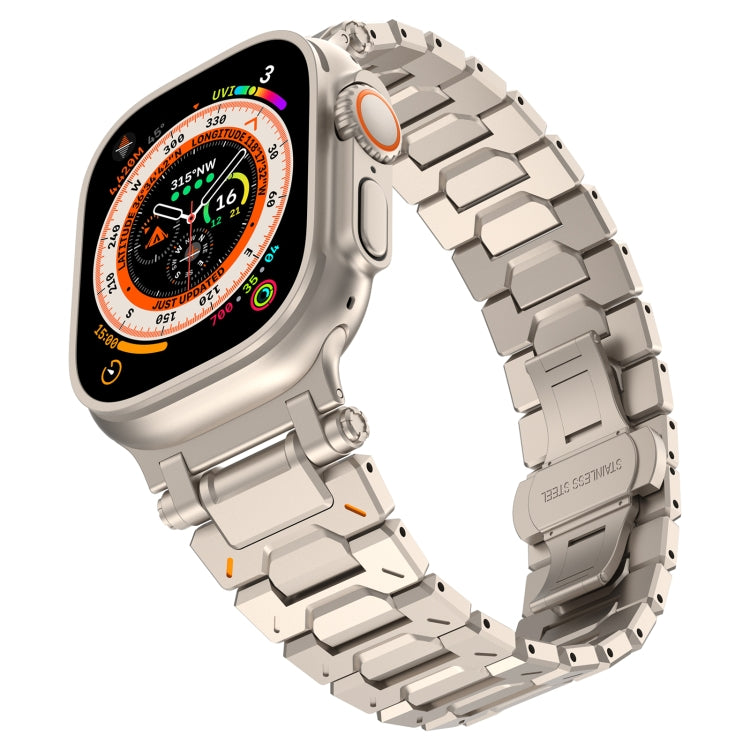 For Apple Watch Series 3 42mm Pathfinder Stainless Steel Metal Watch Band
