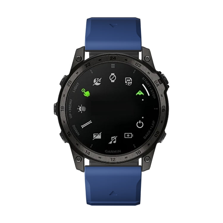 For Garmin Forerunner 965 / 955 / 945 Dual Color Magnetic Quick Release 22mm Silicone Watch Band