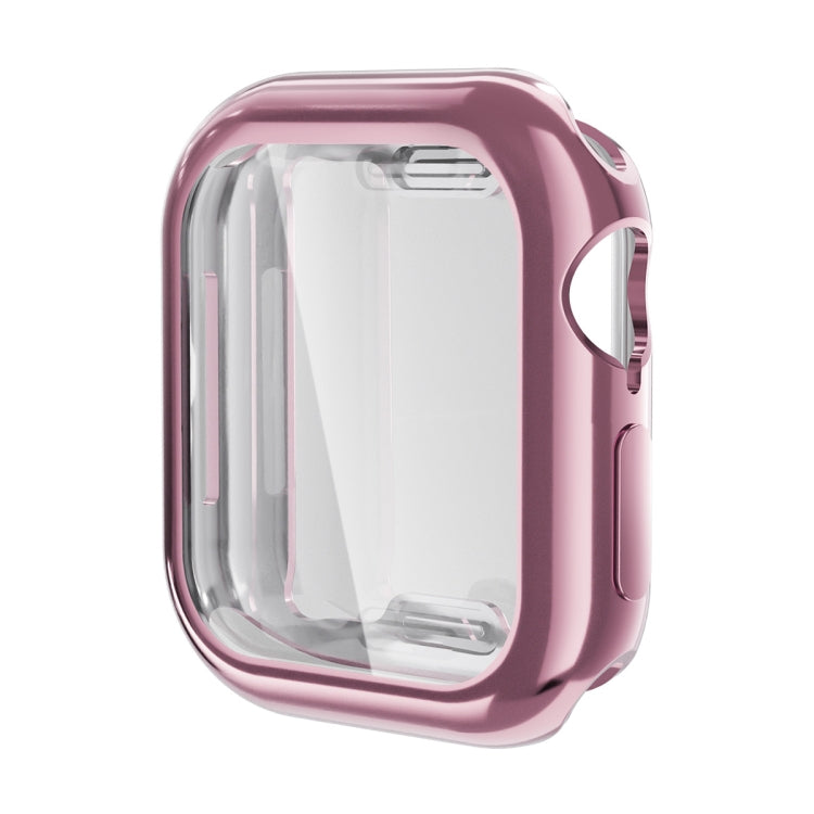 For Apple Watch Series 11 / 10 42mm ENKAY Hat-Prince Electroplated Soft TPU Case with Screen Film