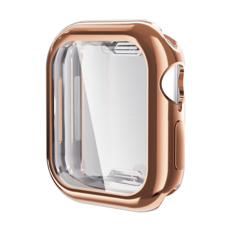For Apple Watch Series 11 / 10 46mm ENKAY Hat-Prince Electroplated Soft TPU Case with Screen Film