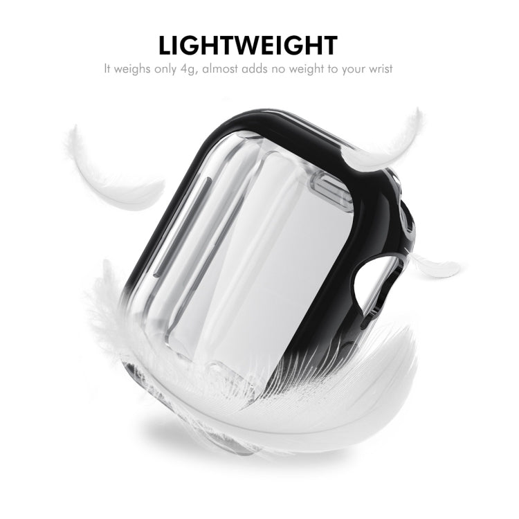 For Apple Watch Series 11 / 10 42mm ENKAY Hat-Prince Electroplated Soft TPU Case with Screen Film