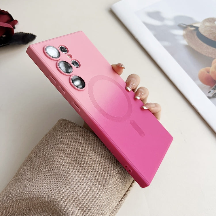 For Samsung Galaxy S20 FE Liquid TPU Silicone Gradient MagSafe Phone Case