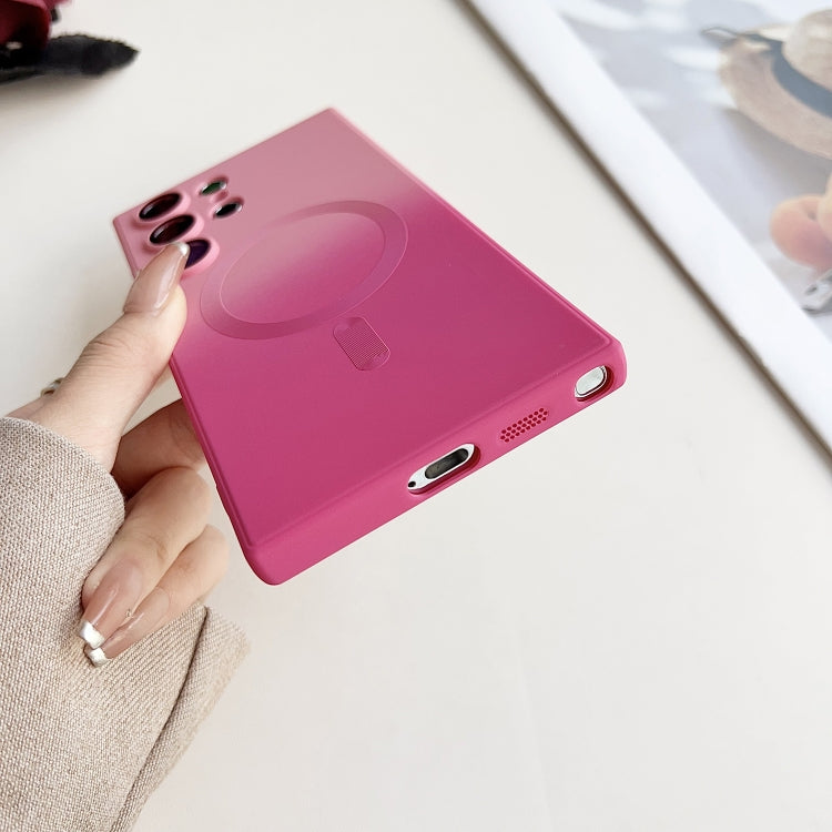 For Samsung Galaxy S24 Ultra 5G Liquid TPU Silicone Gradient MagSafe Phone Case