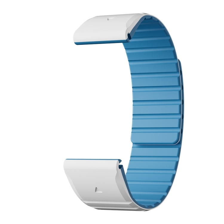 For Garmin Enduro 3 Dual Color Magnetic Quick Release 26mm Silicone Watch Band