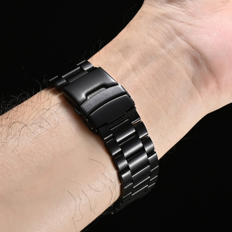 For Apple Watch Ultra 49mm Three Beads Titanium Alloy Metal Watch Band