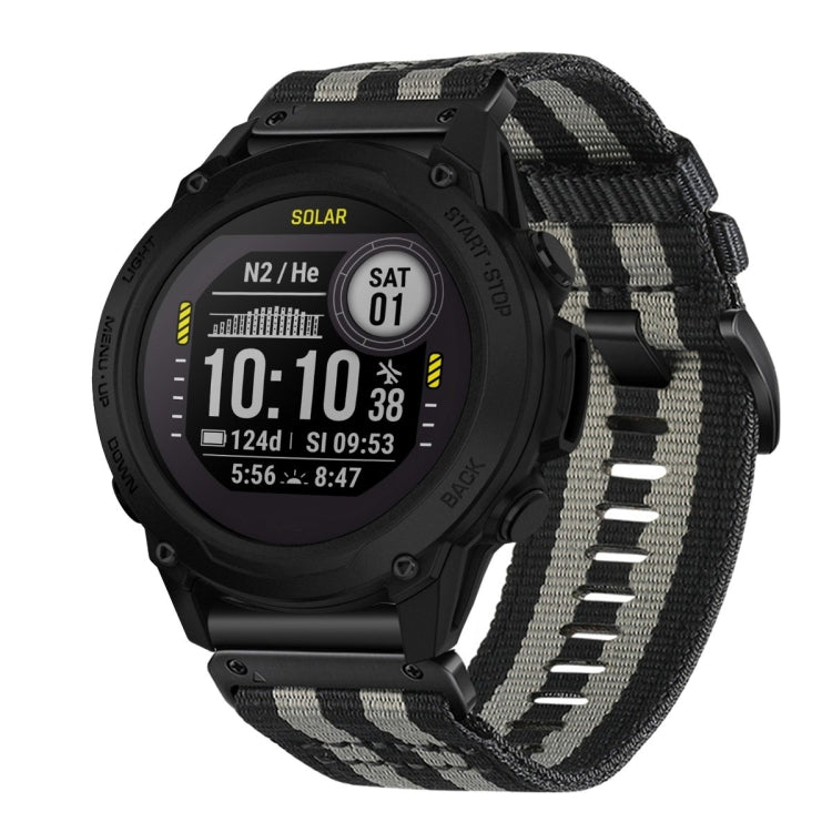 For Garmin Descent G1 Nylon Canvas Quick Release 22mm Watch Band