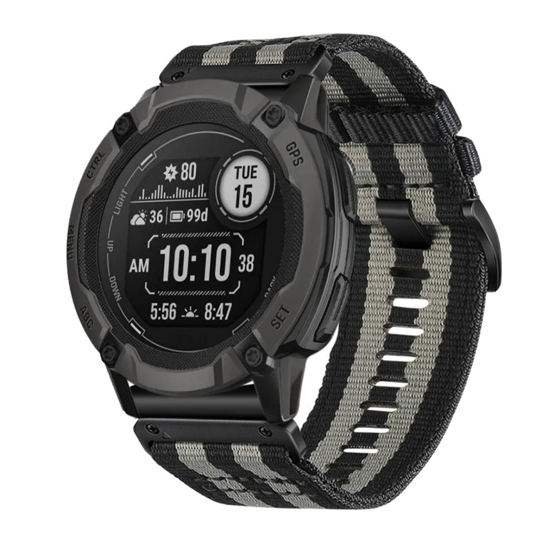 For Garmin Instinct 2X Nylon Canvas Quick Release 26mm Watch Band