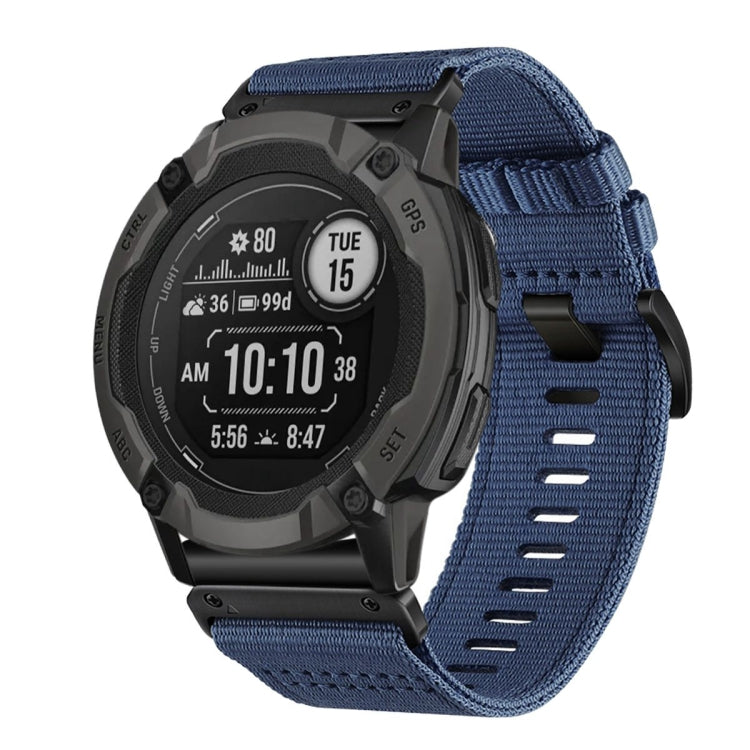 For Garmin Instinct 2X Nylon Canvas Quick Release 26mm Watch Band