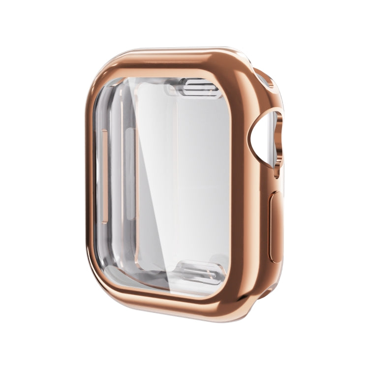For Apple Watch Series 11 / 10 46mm Full Coverage TPU Electroplated Watch Case