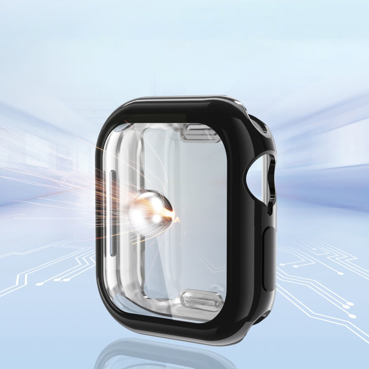 For Apple Watch Series 11 / 10 46mm Full Coverage TPU Electroplated Watch Case