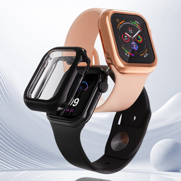 For Apple Watch Series 11 / 10 46mm Full Coverage TPU Electroplated Watch Case