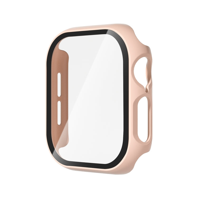 For Apple Watch Series 11 / 10 46mm Tempered Glass Film Integrated PC Watch Case