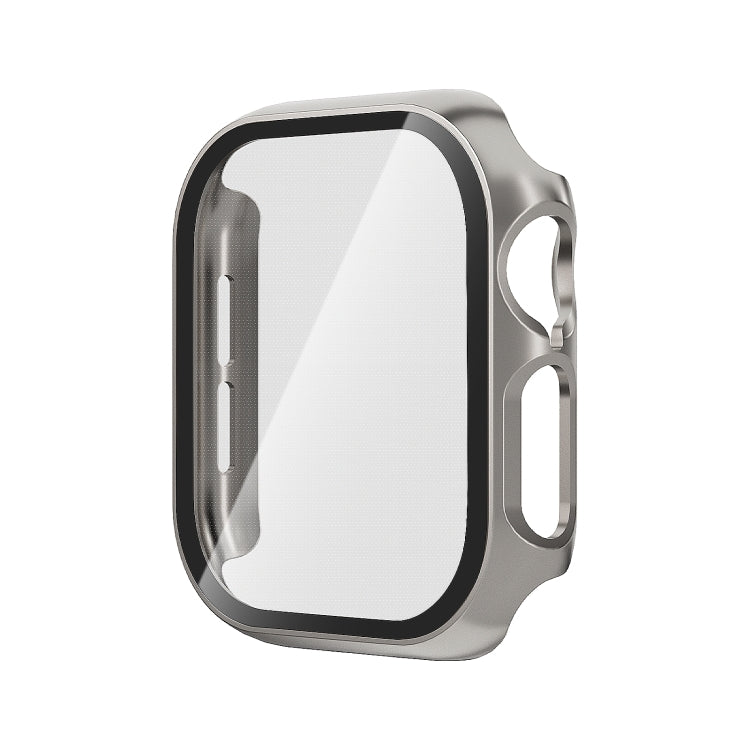 For Apple Watch Series 11 / 10 46mm Tempered Glass Film Integrated PC Watch Case