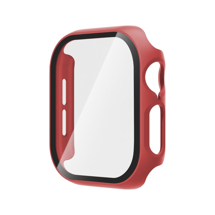 For Apple Watch Series 11 / 10 42mm Tempered Glass Film Integrated PC Watch Case