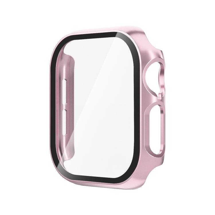 For Apple Watch Series 11 / 10 42mm Tempered Glass Film Integrated PC Watch Case