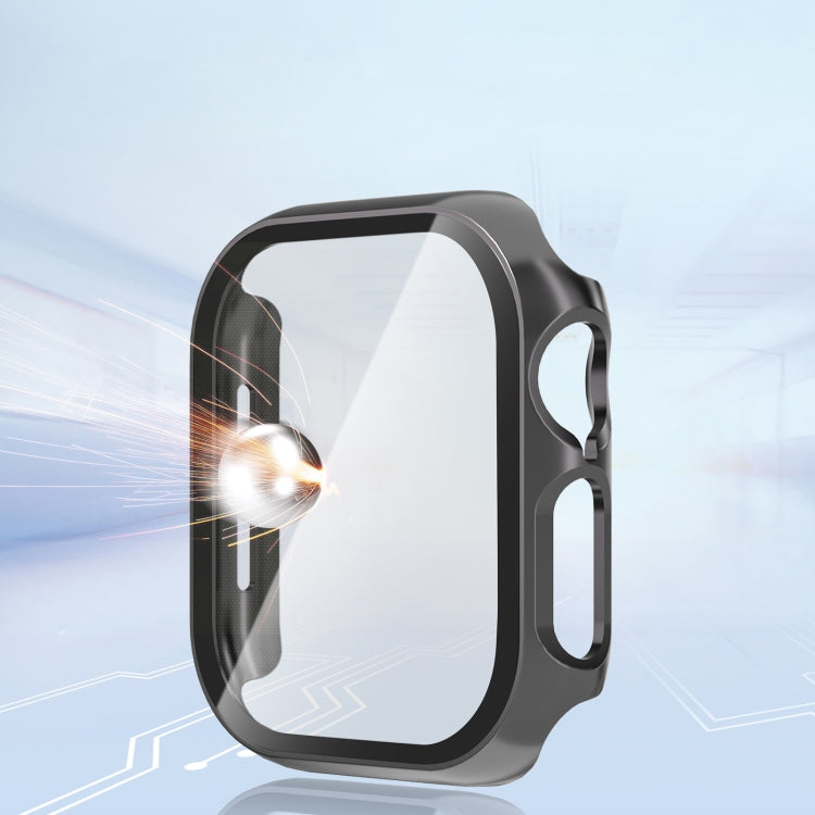 For Apple Watch Series 11 / 10 42mm Tempered Glass Film Integrated PC Watch Case