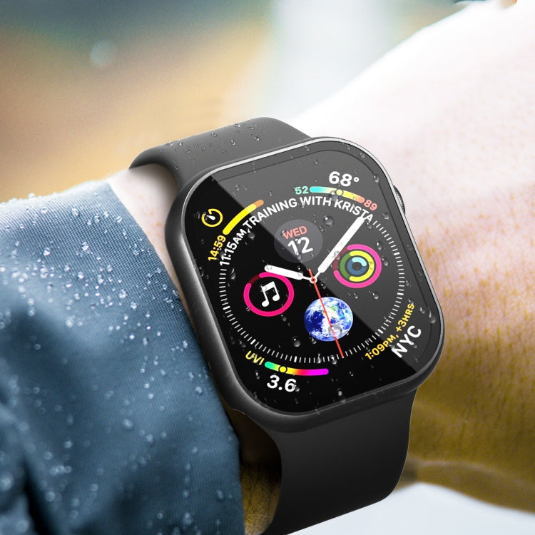 For Apple Watch Series 11 / 10 46mm Tempered Glass Film Integrated PC Watch Case
