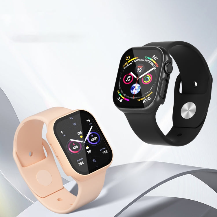 For Apple Watch Series 11 / 10 42mm Tempered Glass Film Integrated PC Watch Case