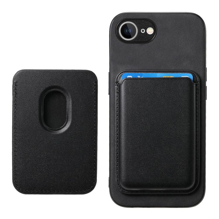 For iPhone 17e / 16e Retro Magsafe Card Bag PU Back Cover Phone Case