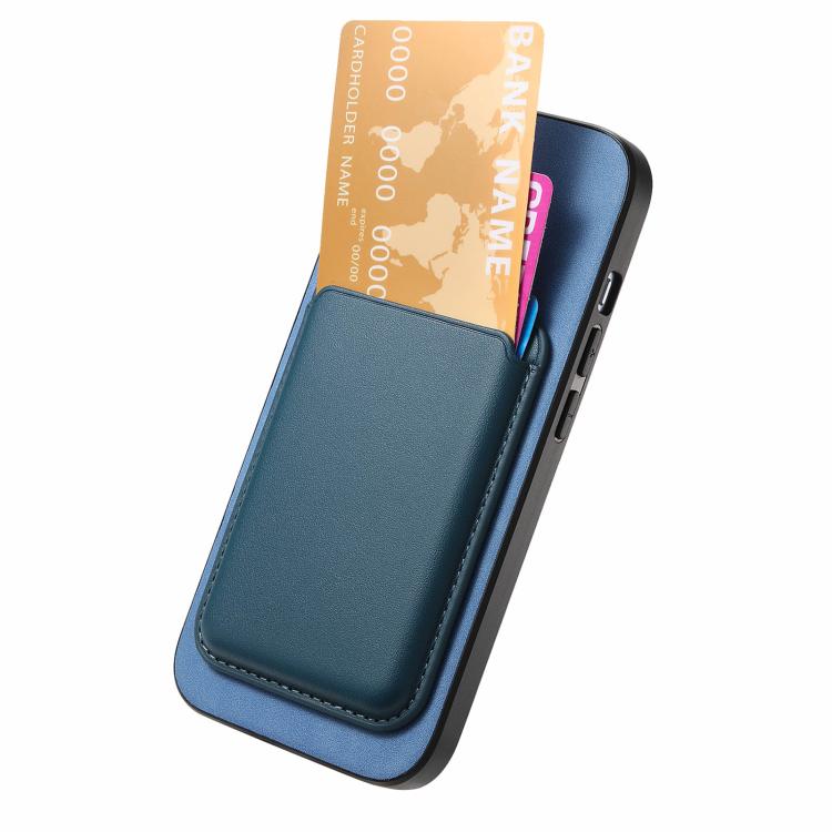 For iPhone 17 Retro Magsafe Card Bag PU Back Cover Phone Case