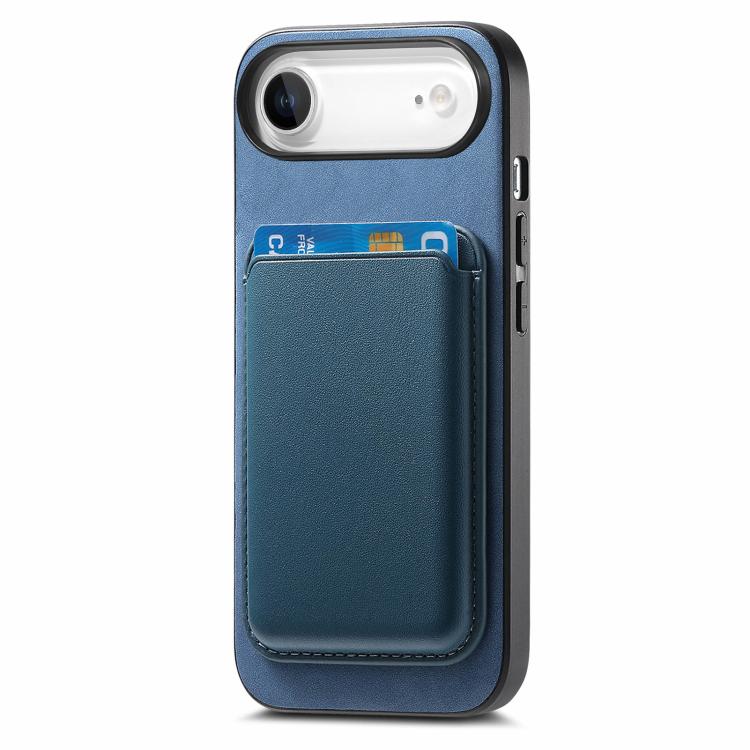 For iPhone Air Retro Magsafe Card Bag PU Back Cover Phone Case