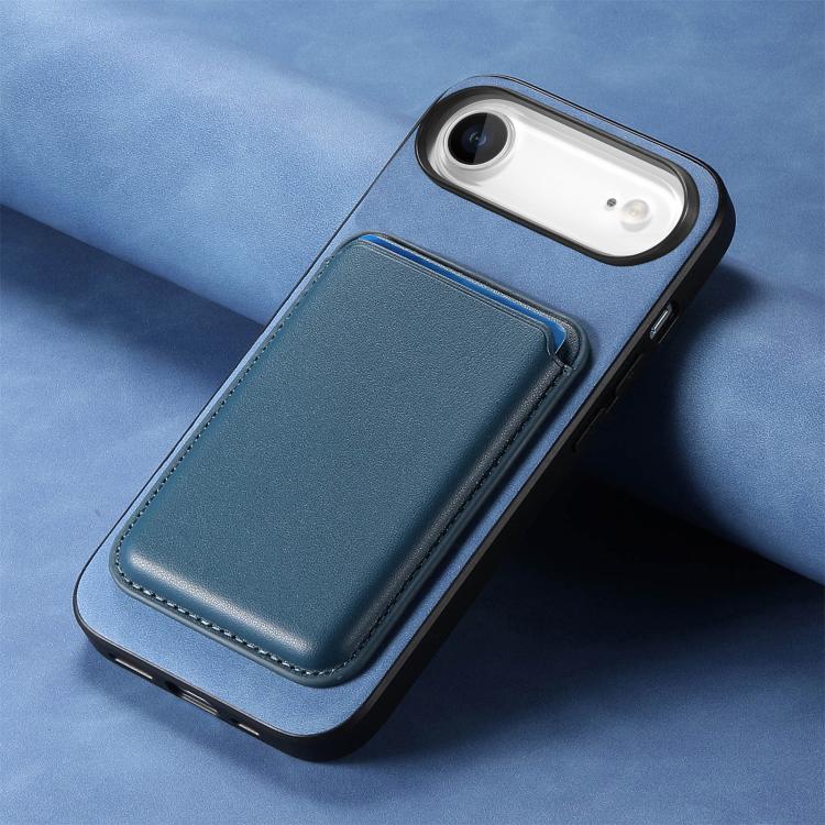 For iPhone Air Retro Magsafe Card Bag PU Back Cover Phone Case