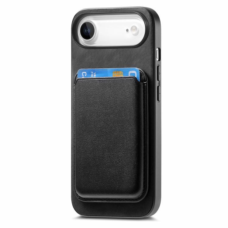 For iPhone Air Retro Magsafe Card Bag PU Back Cover Phone Case